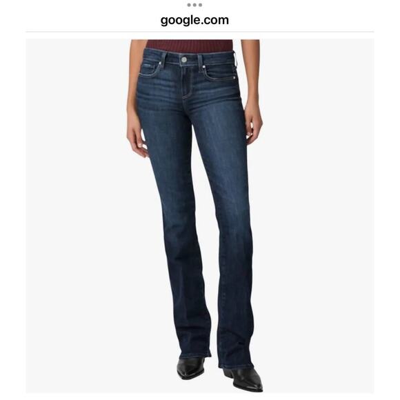 PAIGE Manhattan Bootcut Jeans Women’s 30 in Vivian - Picture 1 of 10